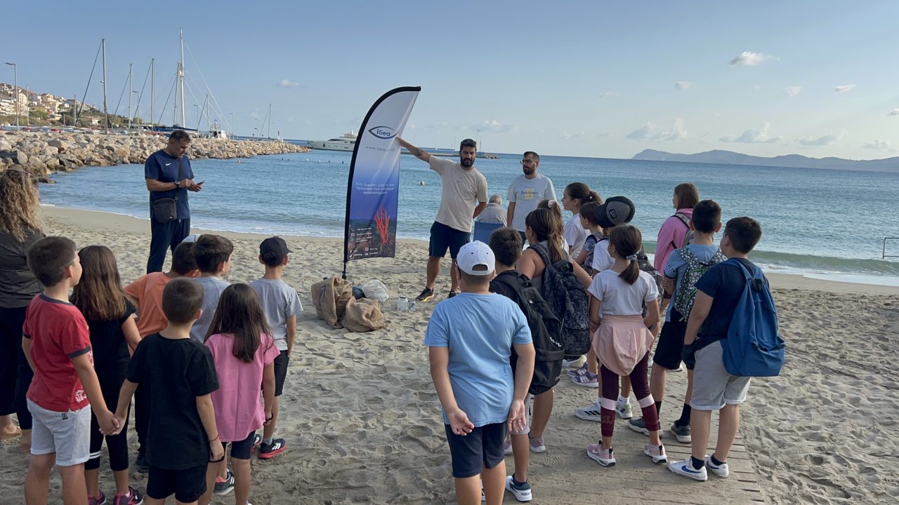 Περιβαλλοντική δράση στην παραλία της Σητείας