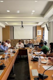 Σύσκεψη στην ΠΕ Λασιθίου για το «Νέο Ειδικό Χωροταξικό Πλαίσιο για τον  Τουρισμό»